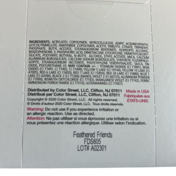 Color Street Thanksgiving Feathered Friends Nail Strips - Picture 5 of 6